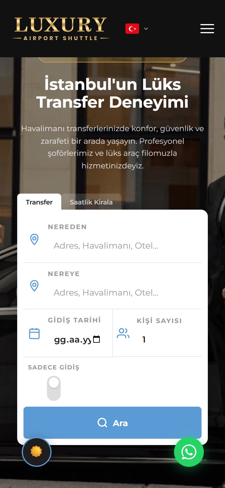 Luxury Airport Shuttle Mobil